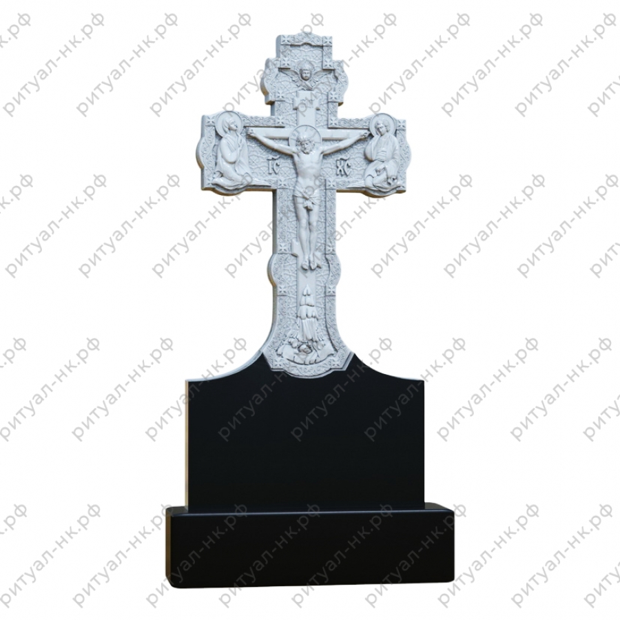Резной памятник крест № 20