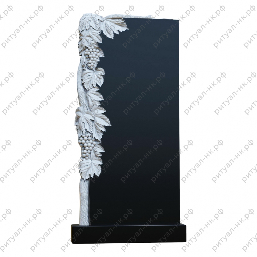 Резной памятник с лозой № 2