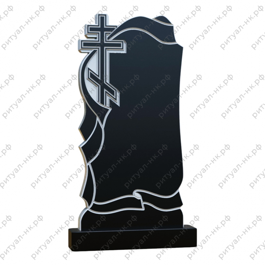 Резной памятник православный № 45