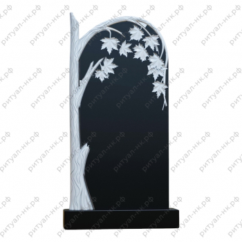 Резной памятник с деревом № 17