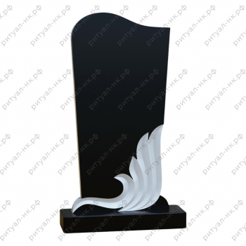 Резной памятник с пламенем № 7