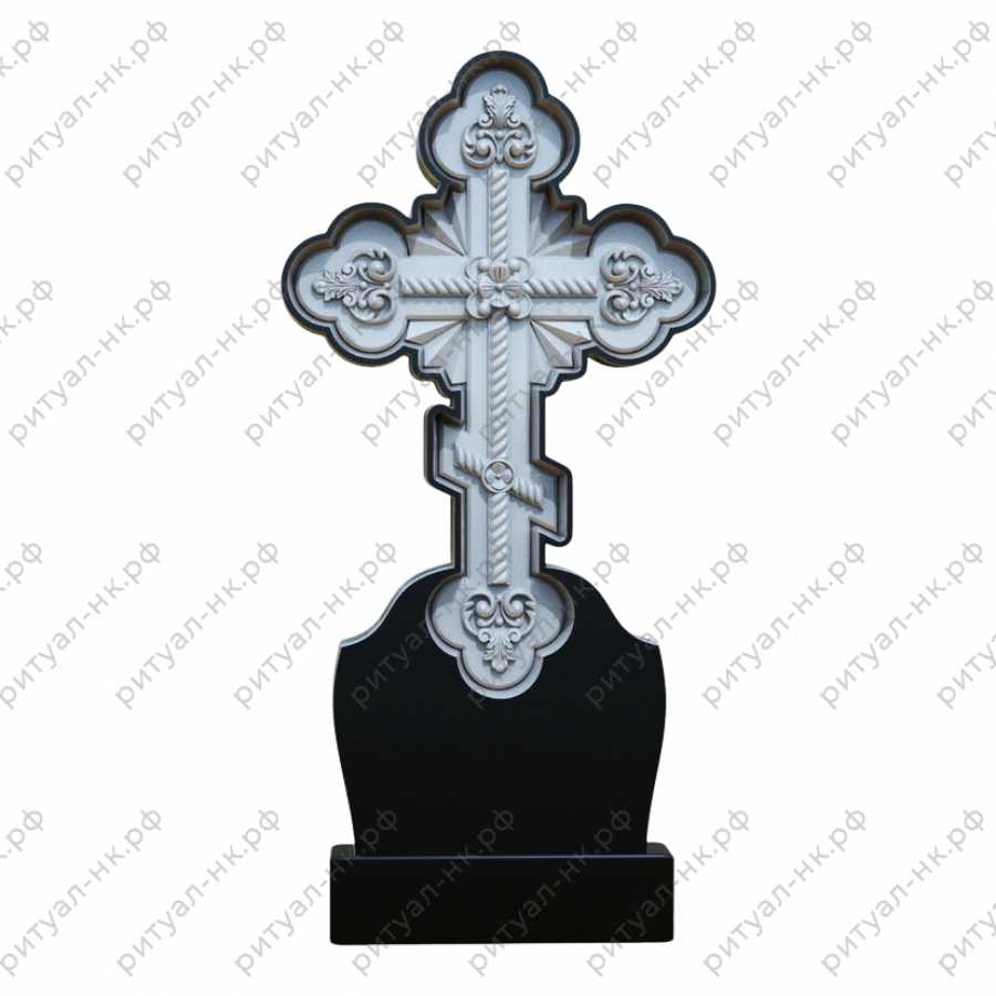 Резной памятник крест № 23