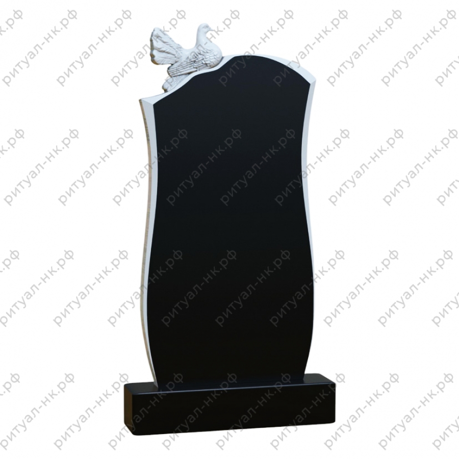 Резной памятник с птицей № 10