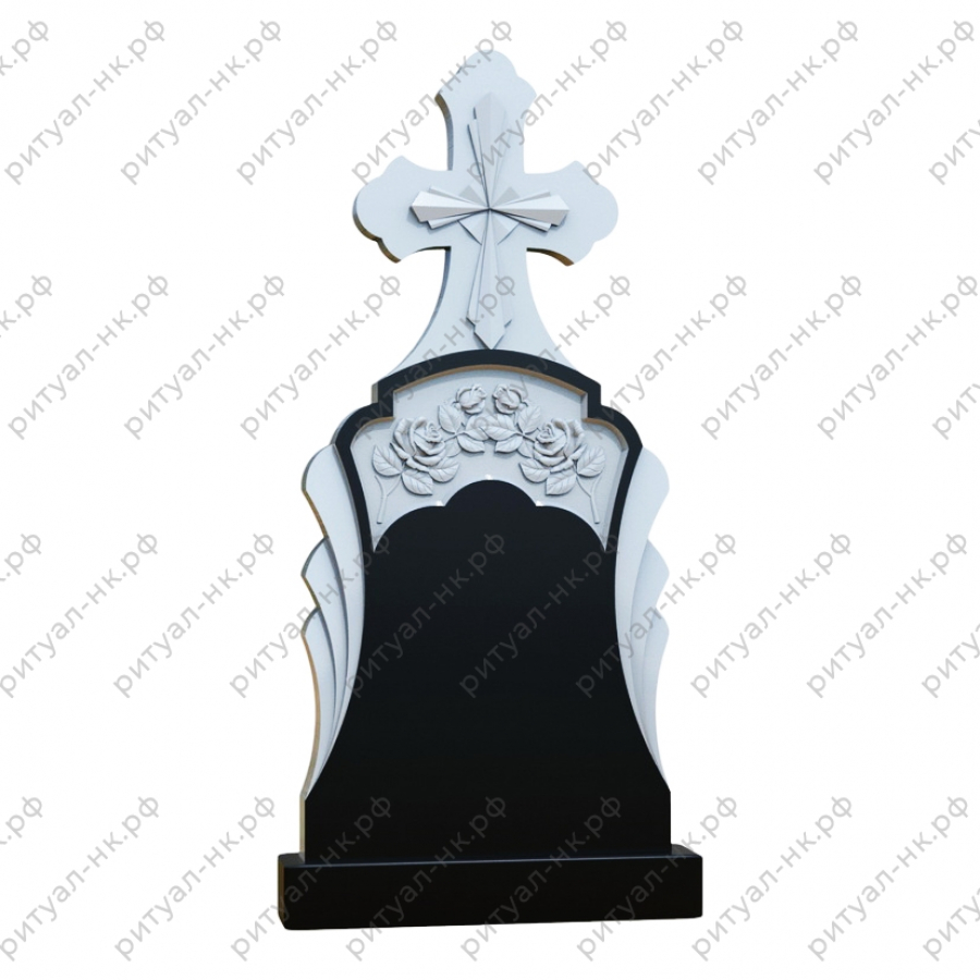 Резной памятник крест № 57