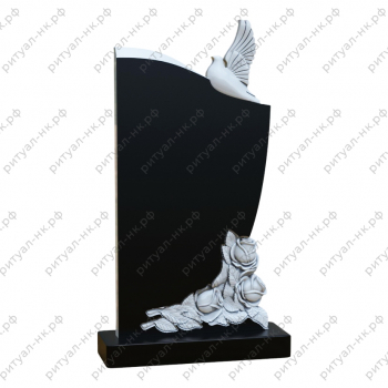 Резной памятник с птицей № 13