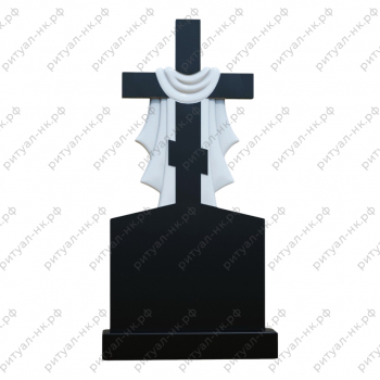 Резной памятник крест № 43