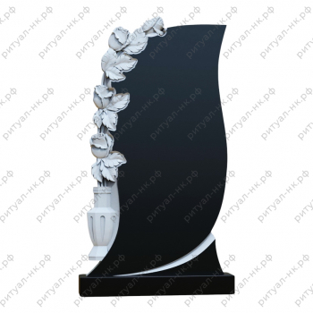 Резной памятник цветы № 29