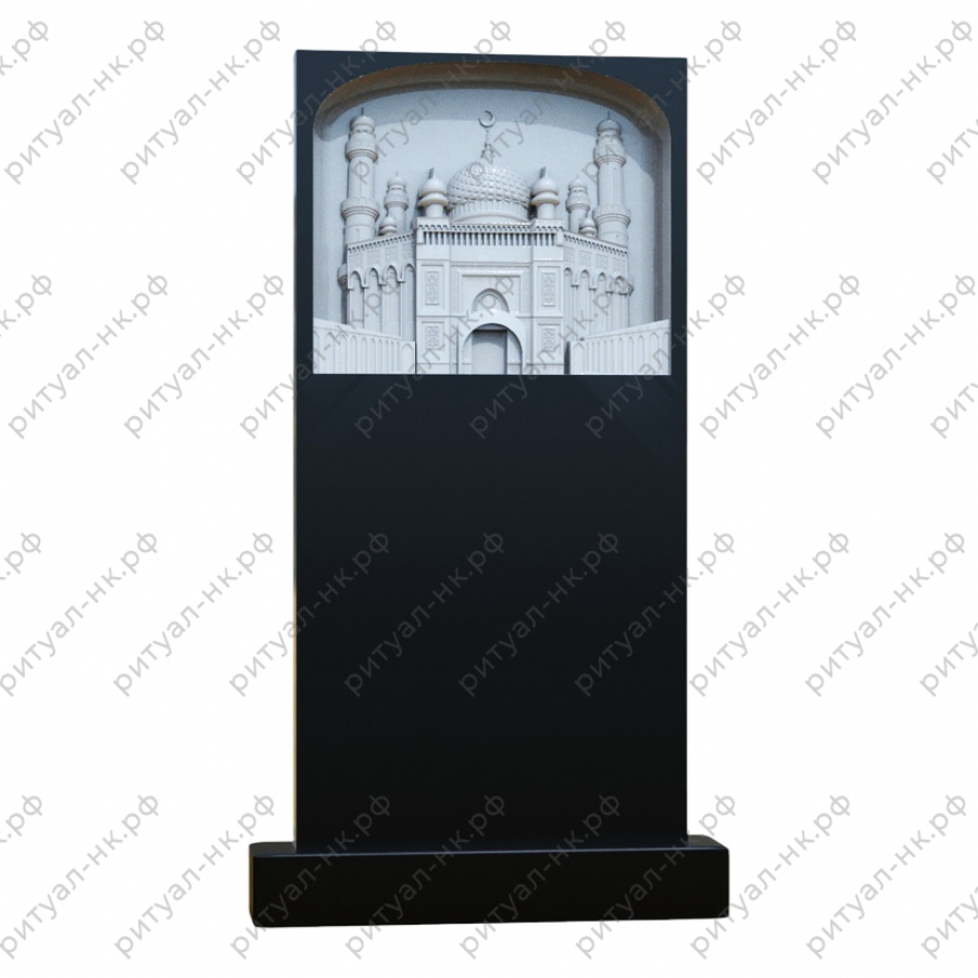 Резной памятник мусульманский № 1