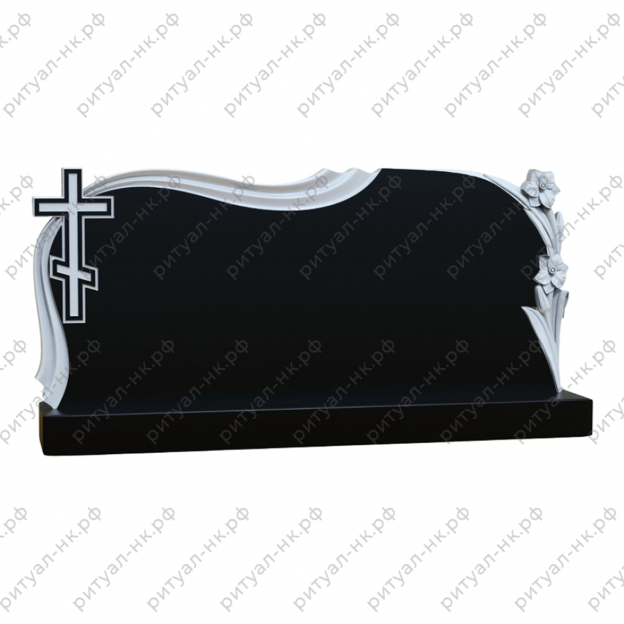 Резной памятник семейный № 75