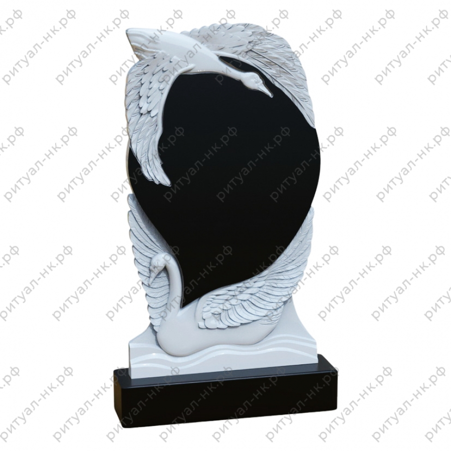 Резной памятник с птицей № 9