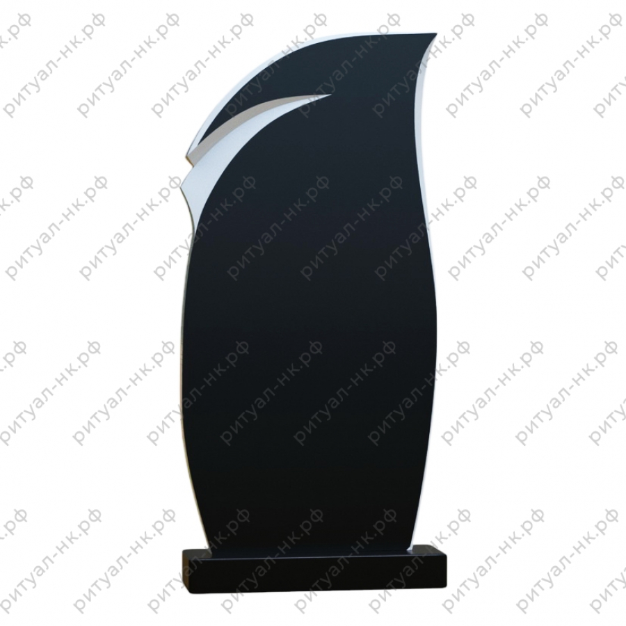 Резной памятник форма № 12