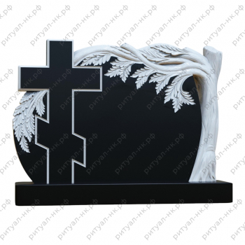 Резной памятник семейный № 44