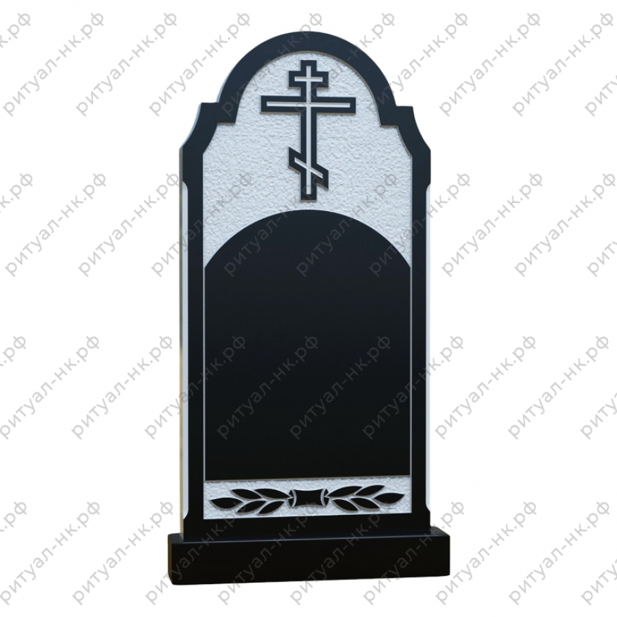 Резной памятник православный № 46