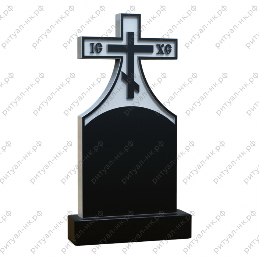 Резной памятник крест № 14
