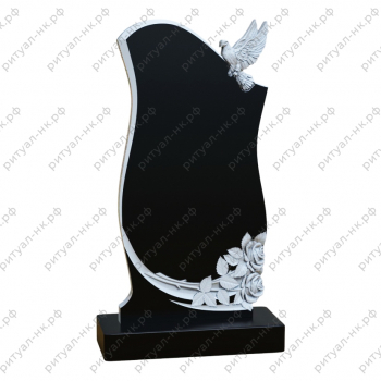 Резной памятник с птицей № 15