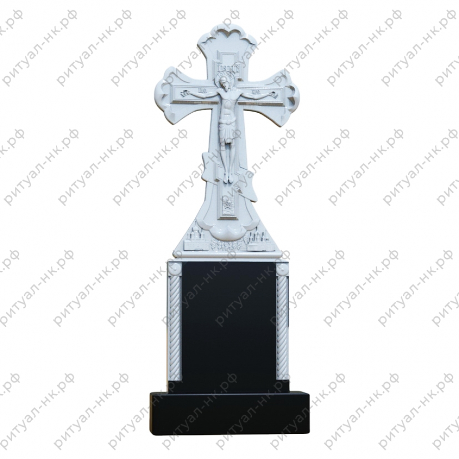 Резной памятник крест № 21