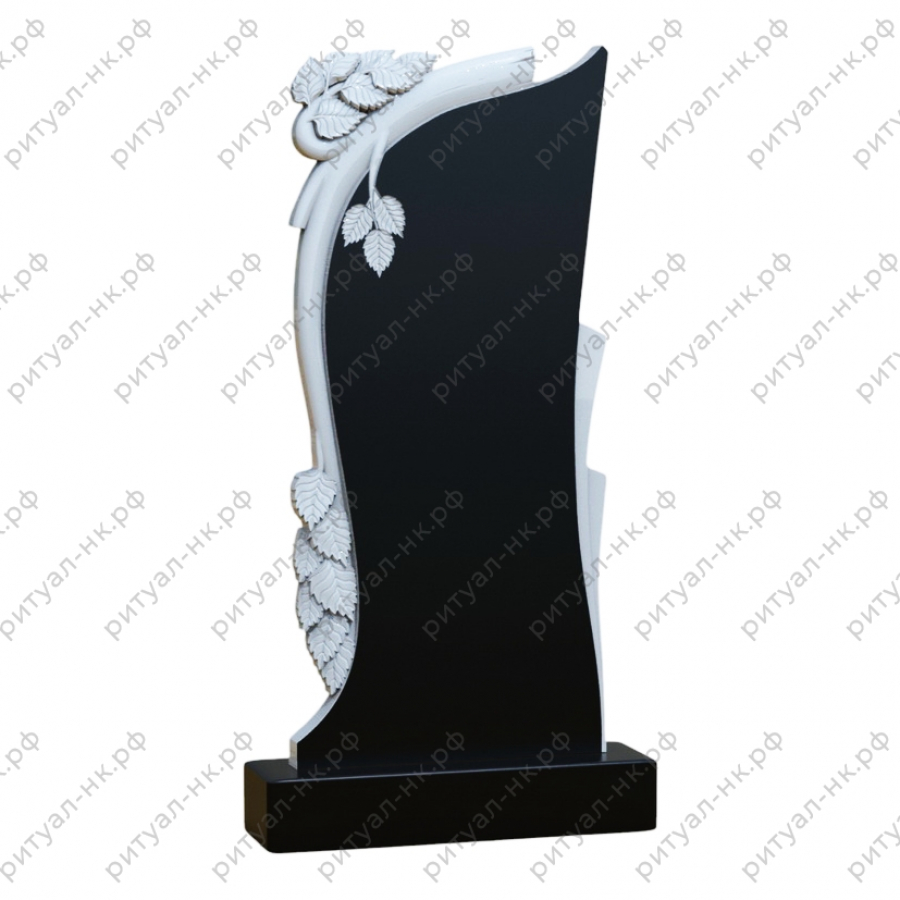 Резной памятник с деревом № 12