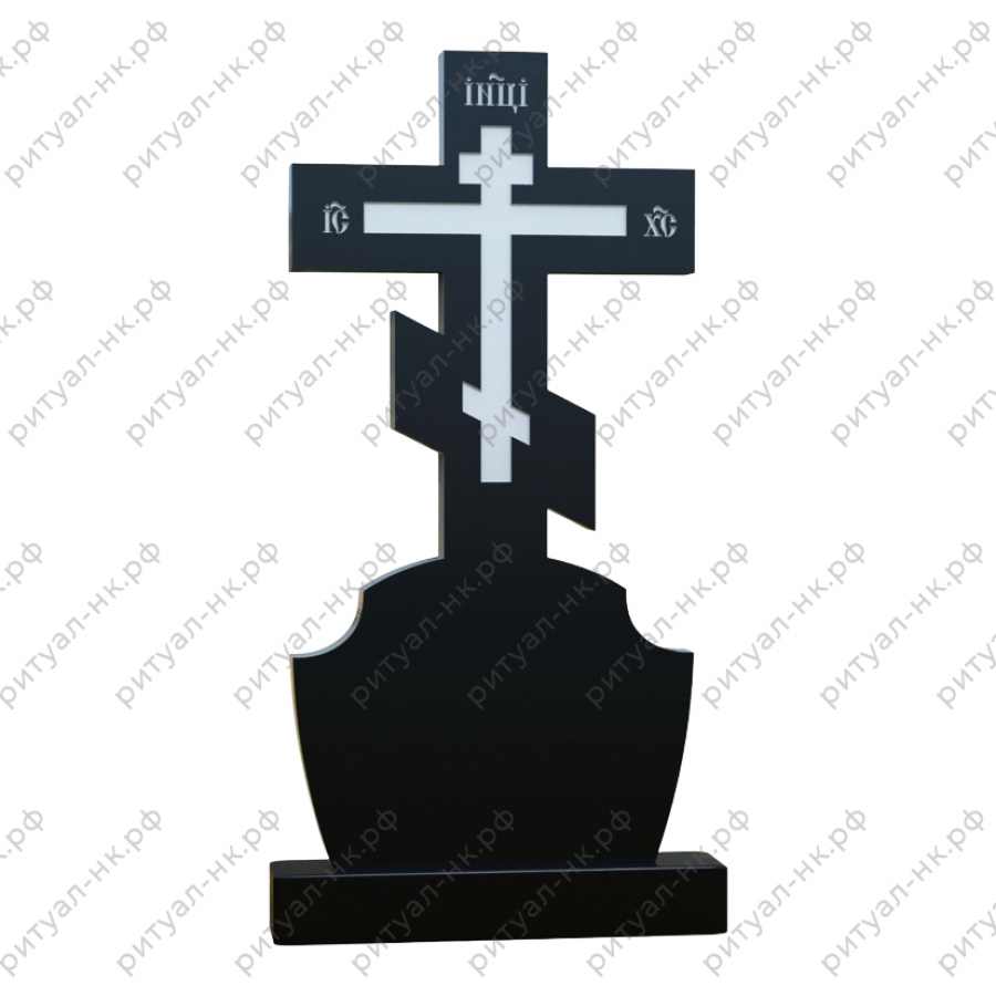 Резной памятник крест № 60