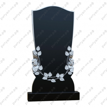 Резной памятник цветы № 141