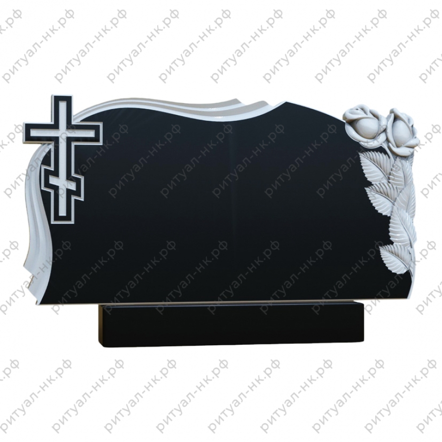 Резной памятник семейный № 92