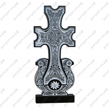 Резной памятник крест № 30