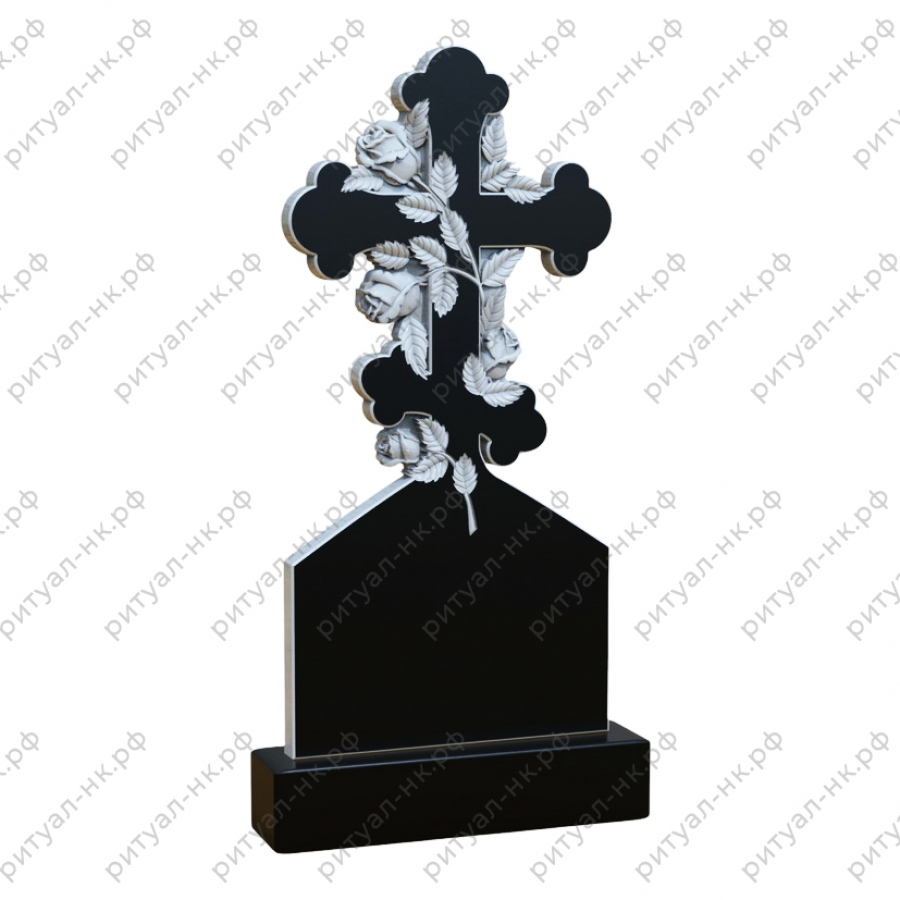 Резной памятник крест № 11