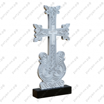 Резной памятник крест № 1