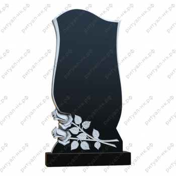 Резной памятник цветы № 145