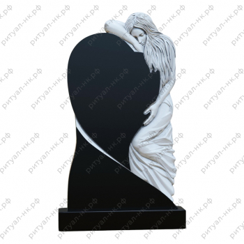 Резной памятник скорбящая № 24