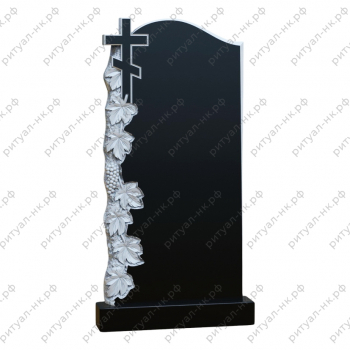 Резной памятник с лозой № 4