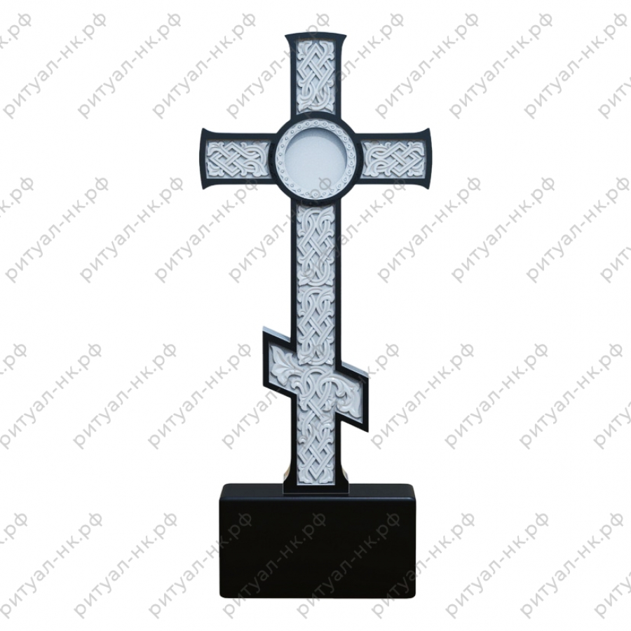 Резной памятник крест № 71