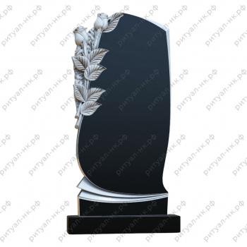 Резной памятник цветы № 105