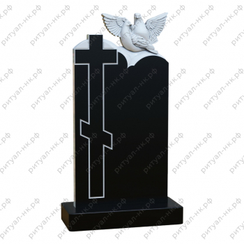 Резной памятник с птицей № 17