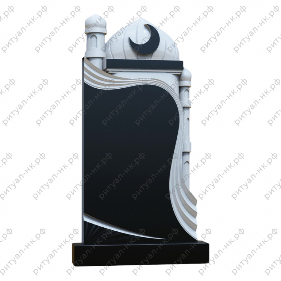 Резной памятник мусульманский № 9