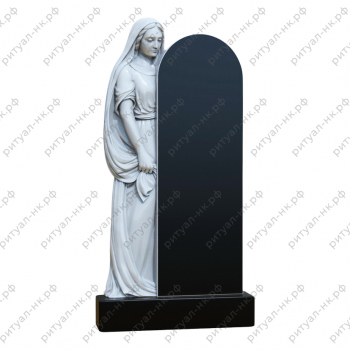 Резной памятник скорбящая № 27