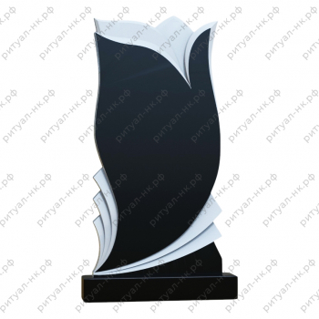 Резной памятник цветы № 39