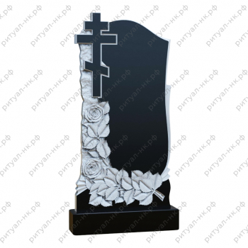 Резной памятник цветы № 94
