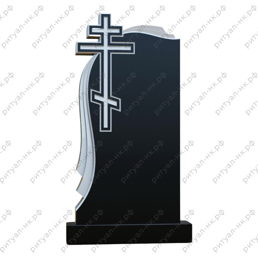 Резной памятник православный № 50