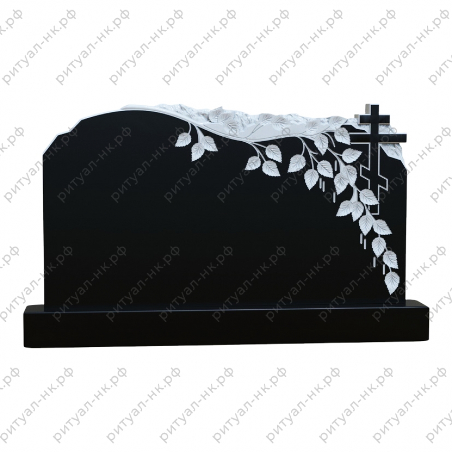 Резной памятник семейный № 48