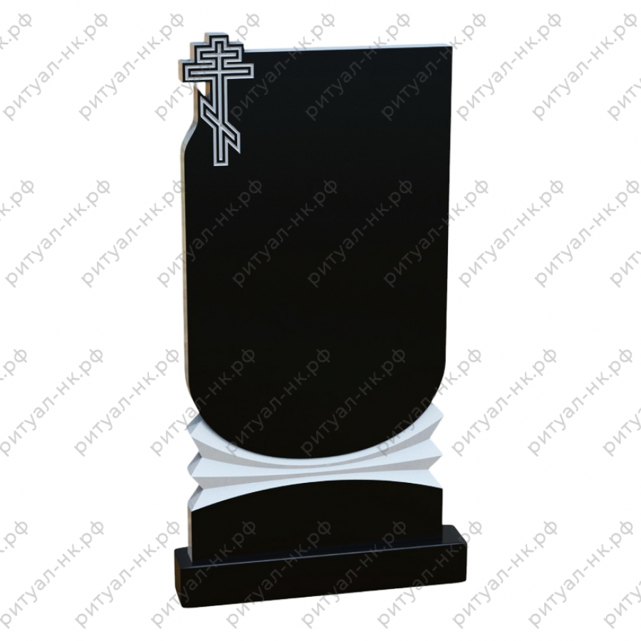 Резной памятник православный № 49