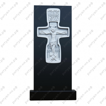 Резной памятник крест № 45