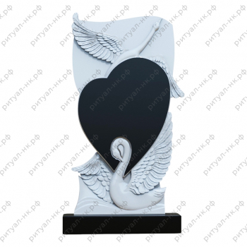 Резной памятник с птицей № 37