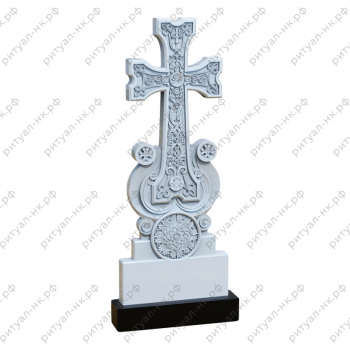 Резной памятник крест № 2