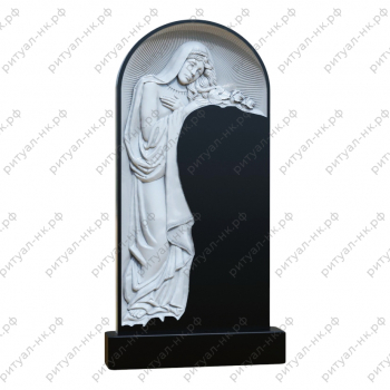 Резной памятник скорбящая № 7