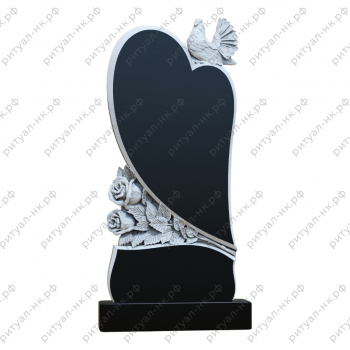 Резной памятник с птицей № 34