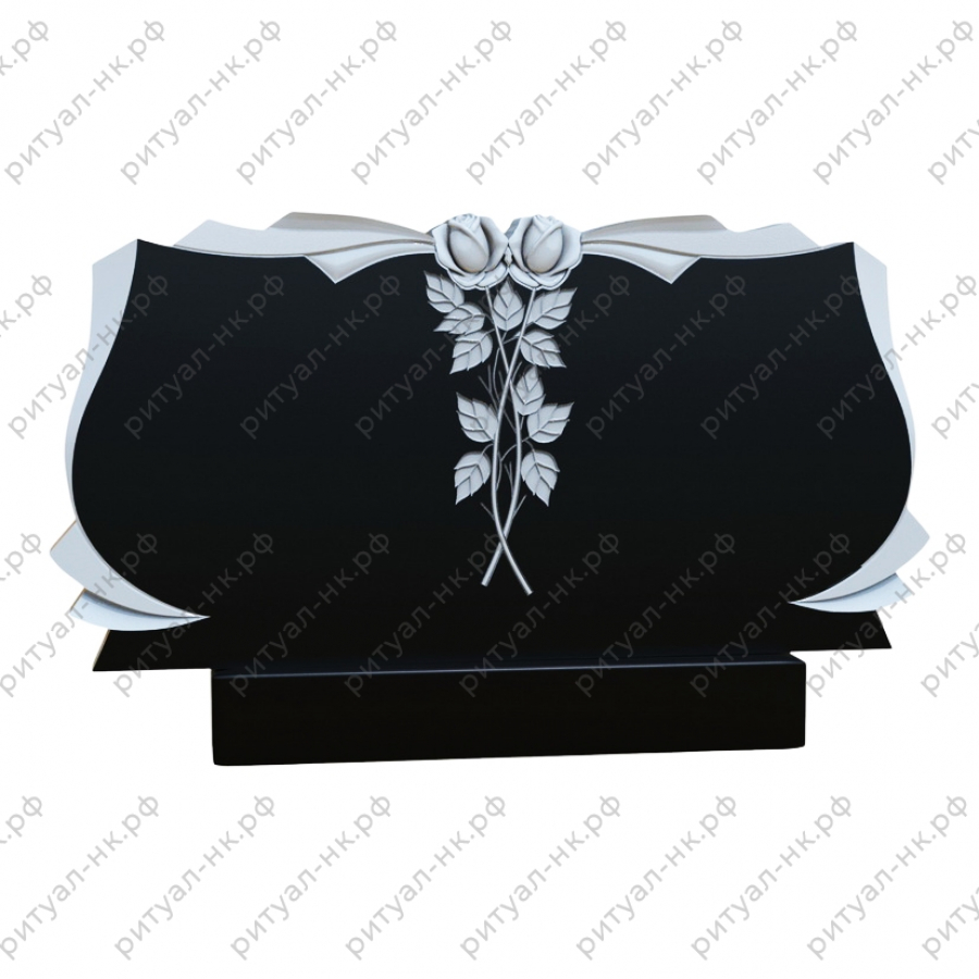 Резной памятник семейный № 99