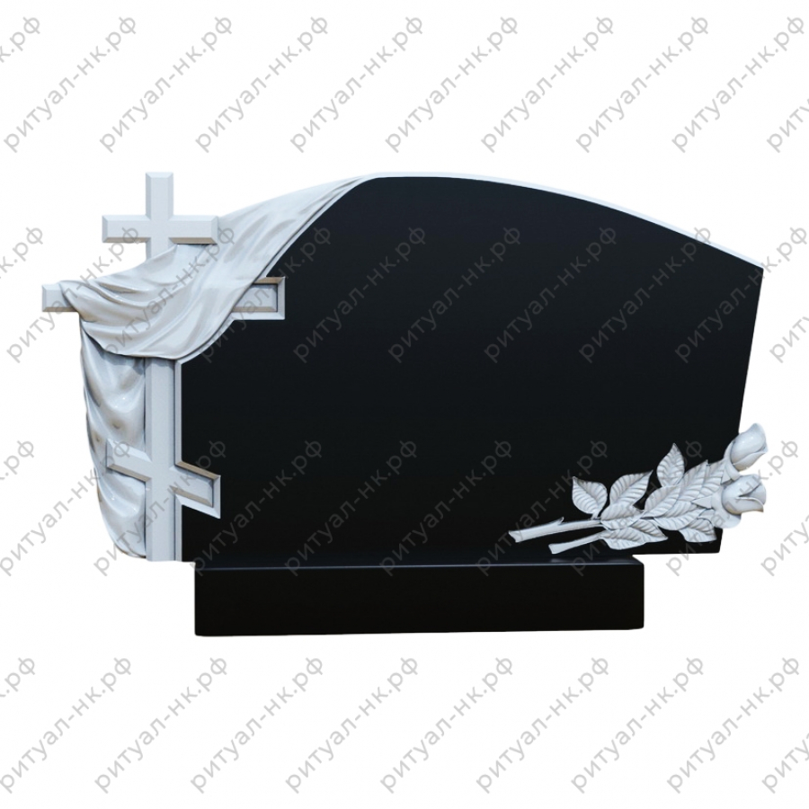 Резной памятник семейный № 82