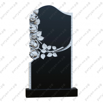 Резной памятник цветы № 109