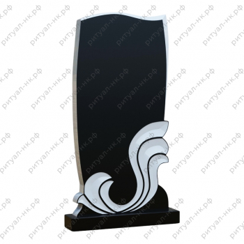 Резной памятник с пламенем № 5