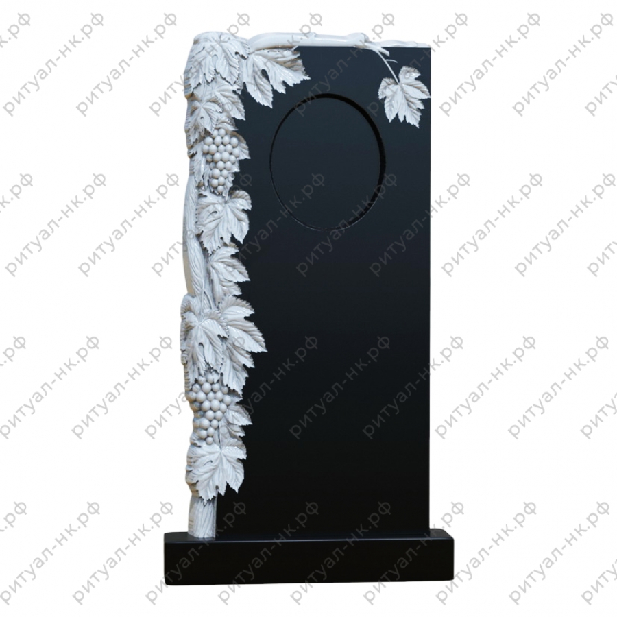 Резной памятник с лозой № 1